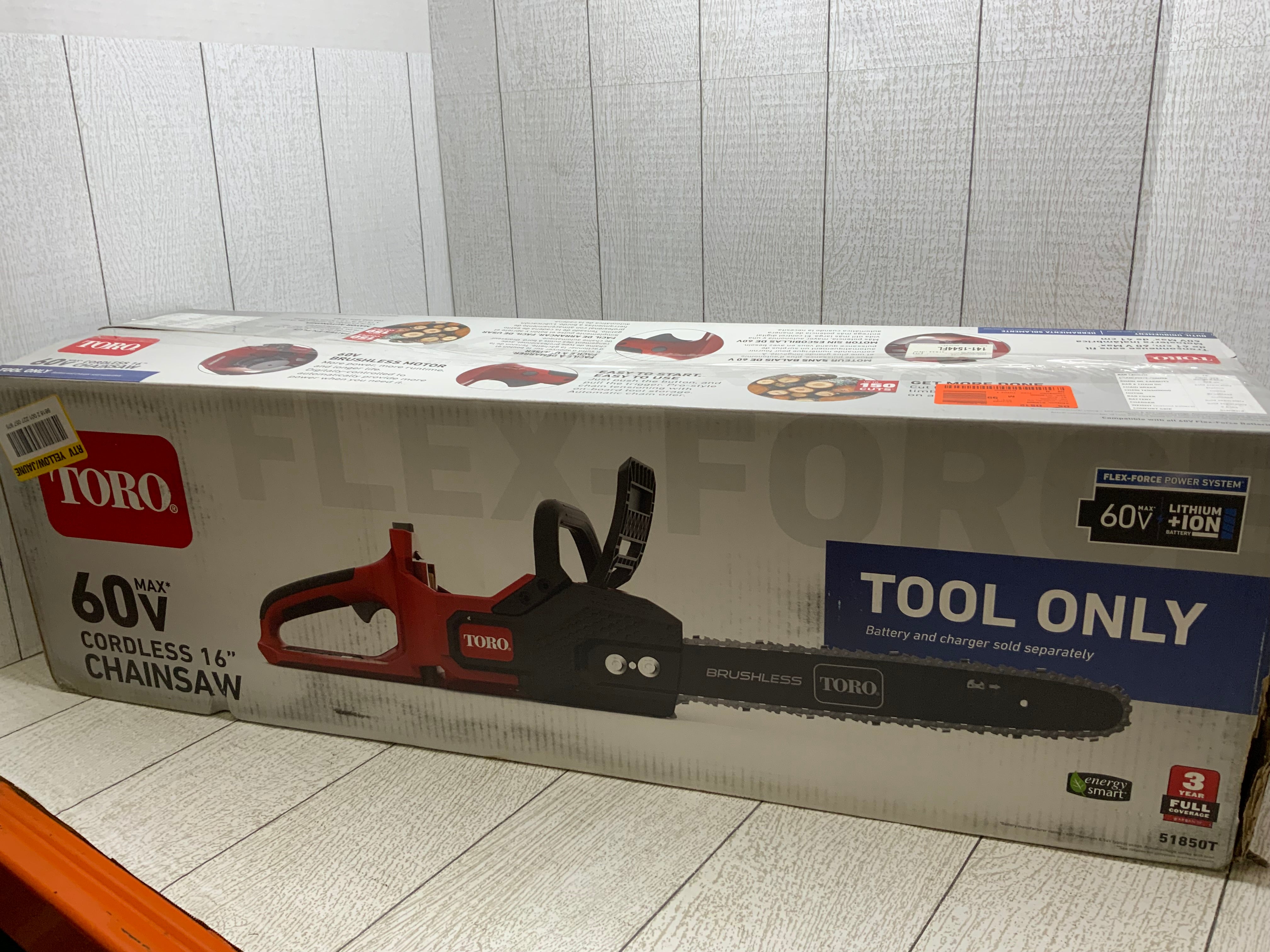 Toro 51850 16" 60V Electric Chainsaw - (TOOL ONLY) (8042010312942)